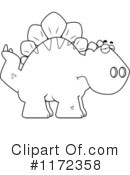 Stegosaurus Clipart #1172358 by Cory Thoman