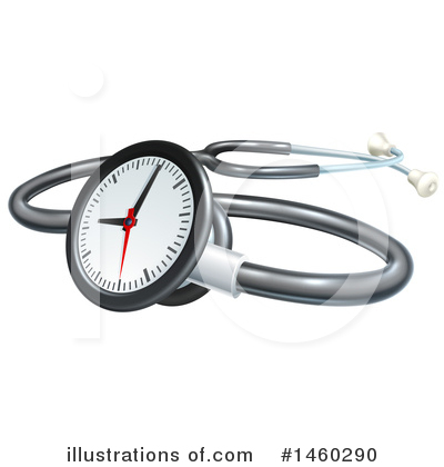 Royalty-Free (RF) Stethoscope Clipart Illustration by AtStockIllustration - Stock Sample #1460290