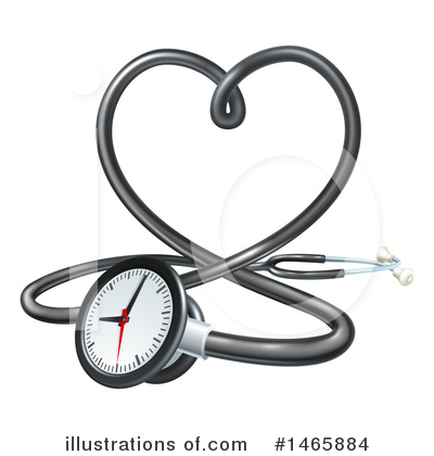 Royalty-Free (RF) Stethoscope Clipart Illustration by AtStockIllustration - Stock Sample #1465884