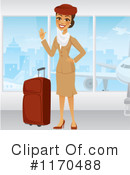 Stewardess Clipart #1170488 by Amanda Kate