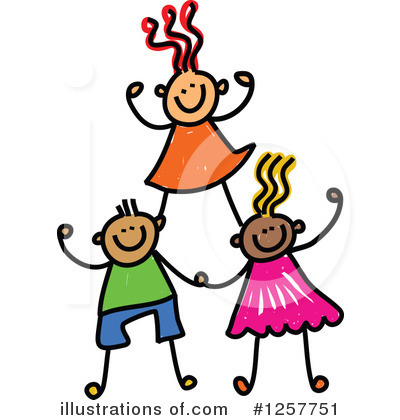 Royalty-Free (RF) Stick Children Clipart Illustration by Prawny - Stock Sample #1257751