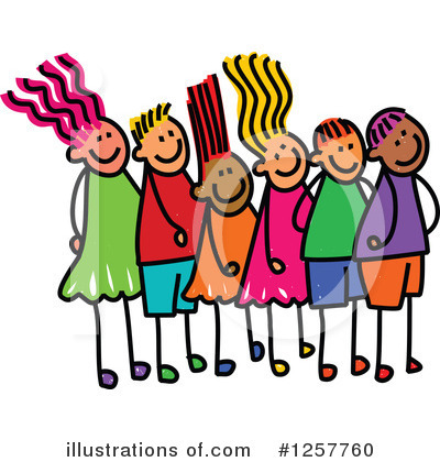 Royalty-Free (RF) Stick Children Clipart Illustration by Prawny - Stock Sample #1257760