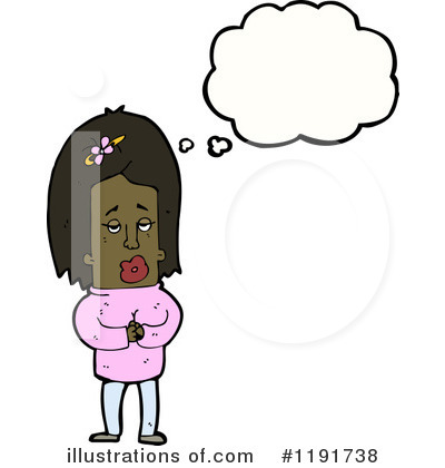 Royalty-Free (RF) Stick Girl Clipart Illustration by lineartestpilot - Stock Sample #1191738