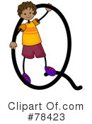 Stick Kid Alphabet Clipart #78423 by BNP Design Studio