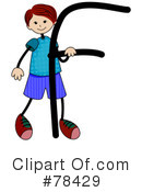 Stick Kid Alphabet Clipart #78429 by BNP Design Studio