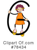 Stick Kid Alphabet Clipart #78434 by BNP Design Studio