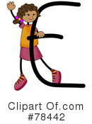 Stick Kid Alphabet Clipart #78442 by BNP Design Studio