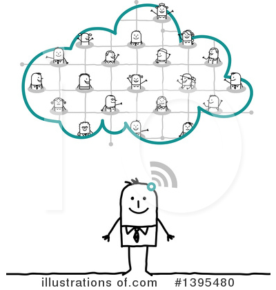 Social Networking Clipart #1395480 by NL shop