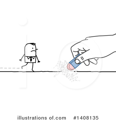 Royalty-Free (RF) Stick Man Clipart Illustration by NL shop - Stock Sample #1408135