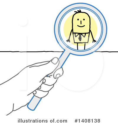 Royalty-Free (RF) Stick Man Clipart Illustration by NL shop - Stock Sample #1408138
