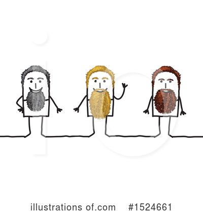 Royalty-Free (RF) Stick Man Clipart Illustration by NL shop - Stock Sample #1524661