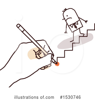Royalty-Free (RF) Stick Man Clipart Illustration by NL shop - Stock Sample #1530746