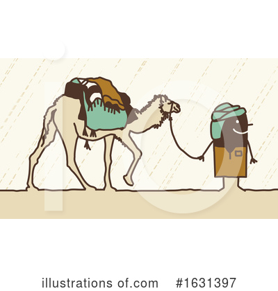 Camel Clipart #1631397 by NL shop