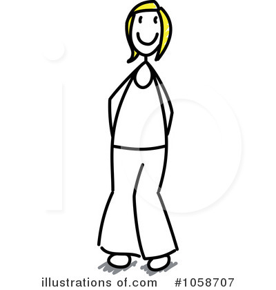 Royalty-Free (RF) Stick People Clipart Illustration by Frog974 - Stock Sample #1058707