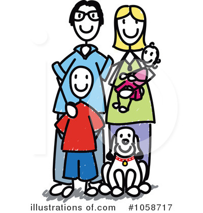 Royalty-Free (RF) Stick People Clipart Illustration by Frog974 - Stock Sample #1058717