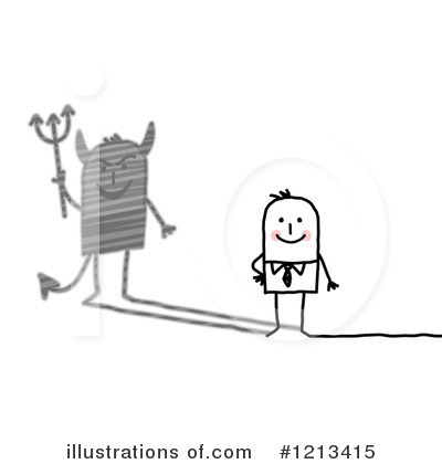 Royalty-Free (RF) Stick People Clipart Illustration by NL shop - Stock Sample #1213415