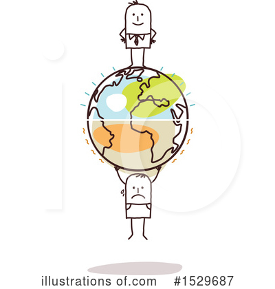 Royalty-Free (RF) Stick People Clipart Illustration by NL shop - Stock Sample #1529687