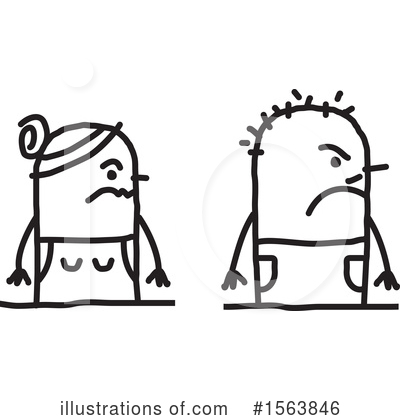 Royalty-Free (RF) Stick People Clipart Illustration by NL shop - Stock Sample #1563846