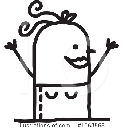 Royalty-Free (RF) Stick People Clipart Illustration by NL shop - Stock Sample #1563868
