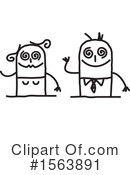 Stick People Clipart #1563891 by NL shop
