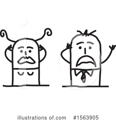 Royalty-Free (RF) Stick People Clipart Illustration by NL shop - Stock Sample #1563905