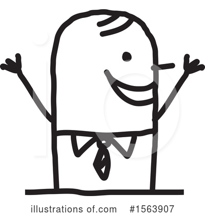 Royalty-Free (RF) Stick People Clipart Illustration by NL shop - Stock Sample #1563907
