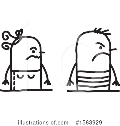 Royalty-Free (RF) Stick People Clipart Illustration by NL shop - Stock Sample #1563929