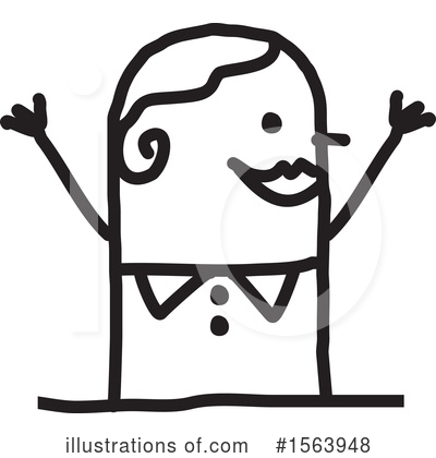 Royalty-Free (RF) Stick People Clipart Illustration by NL shop - Stock Sample #1563948