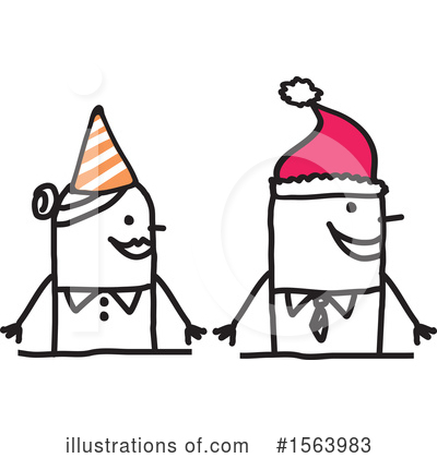 Royalty-Free (RF) Stick People Clipart Illustration by NL shop - Stock Sample #1563983