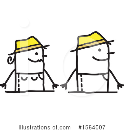 Royalty-Free (RF) Stick People Clipart Illustration by NL shop - Stock Sample #1564007