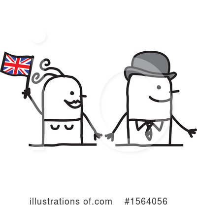 Royalty-Free (RF) Stick People Clipart Illustration by NL shop - Stock Sample #1564056