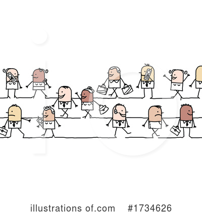 Royalty-Free (RF) Stick People Clipart Illustration by NL shop - Stock Sample #1734626