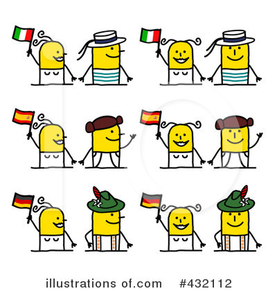 Royalty-Free (RF) Stick People Clipart Illustration by NL shop - Stock Sample #432112
