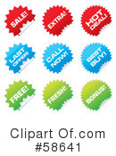 Stickers Clipart #58641 by MilsiArt