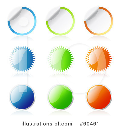 Web Site Buttons Clipart #60461 by Oligo