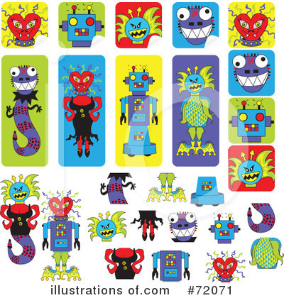 Robot Clipart #72071 by inkgraphics