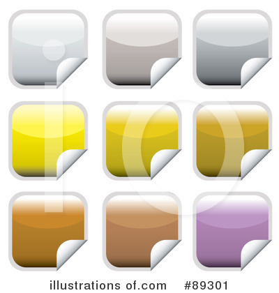Royalty-Free (RF) Stickers Clipart Illustration by michaeltravers - Stock Sample #89301