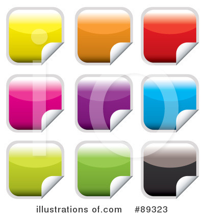 Royalty-Free (RF) Stickers Clipart Illustration by michaeltravers - Stock Sample #89323