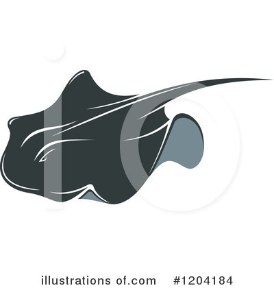 Royalty-Free (RF) Stingray Clipart Illustration by Vector Tradition SM - Stock Sample #1204184