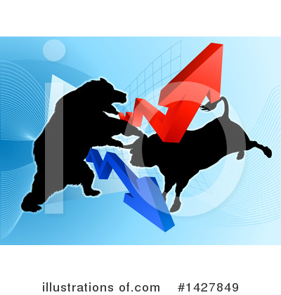 Bull Market Clipart #1427849 by AtStockIllustration