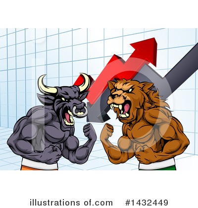 Bull Market Clipart #1432449 by AtStockIllustration