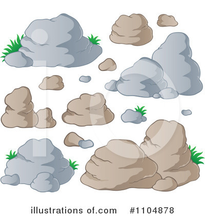 Royalty-Free (RF) Stones Clipart Illustration by visekart - Stock Sample #1104878