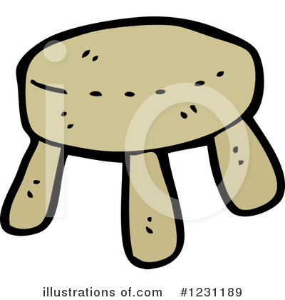 Royalty-Free (RF) Stool Clipart Illustration by lineartestpilot - Stock Sample #1231189