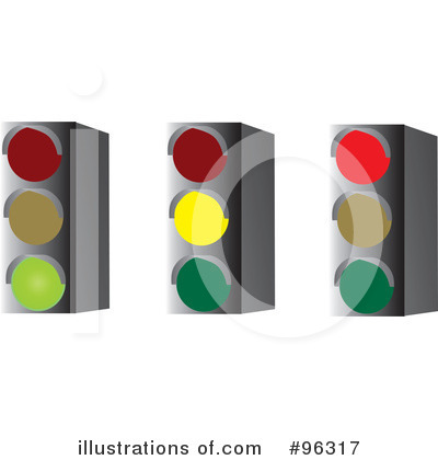 Royalty-Free (RF) Stop Light Clipart Illustration by Rasmussen Images - Stock Sample #96317
