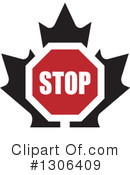 Stop Sign Clipart #1306409 by Lal Perera