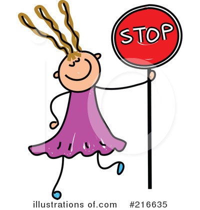 Royalty-Free (RF) Stop Sign Clipart Illustration by Prawny - Stock Sample #216635