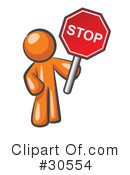 Stop Sign Clipart #30554 by Leo Blanchette