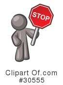 Stop Sign Clipart #30555 by Leo Blanchette