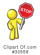 Stop Sign Clipart #30558 by Leo Blanchette