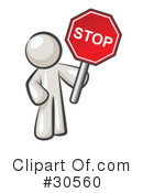 Stop Sign Clipart #30560 by Leo Blanchette